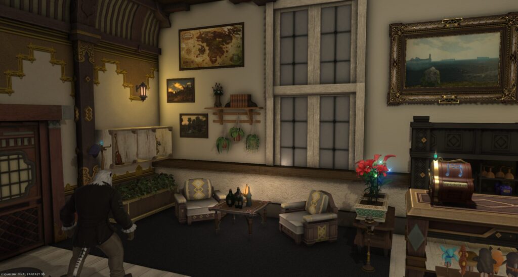 "ゾーニングを駆使したリビングのレイアウト"