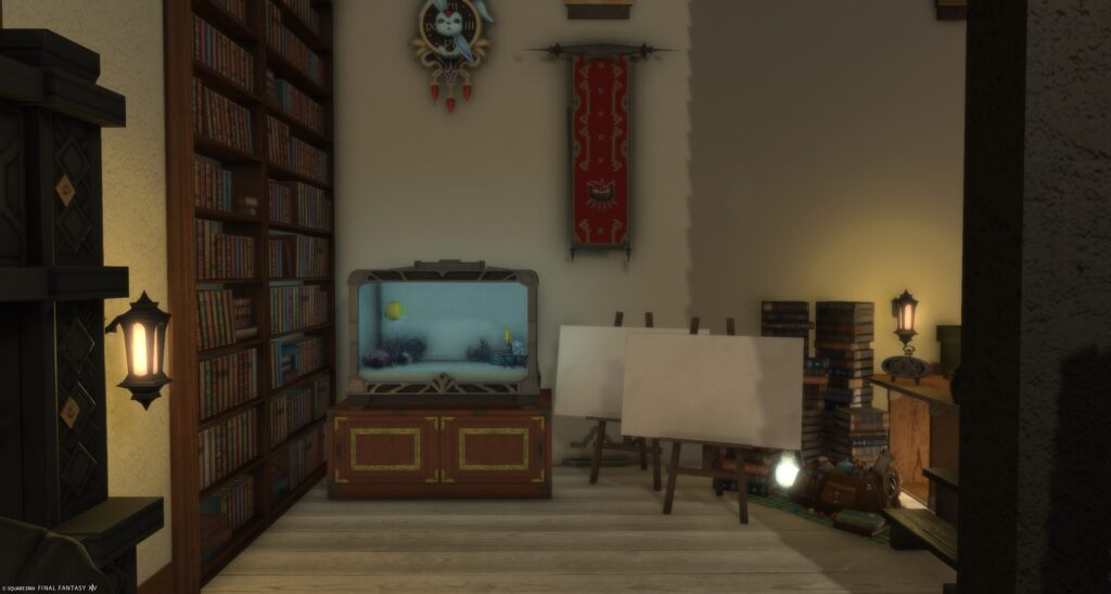 "旅する絵描きを物語るレイアウト"