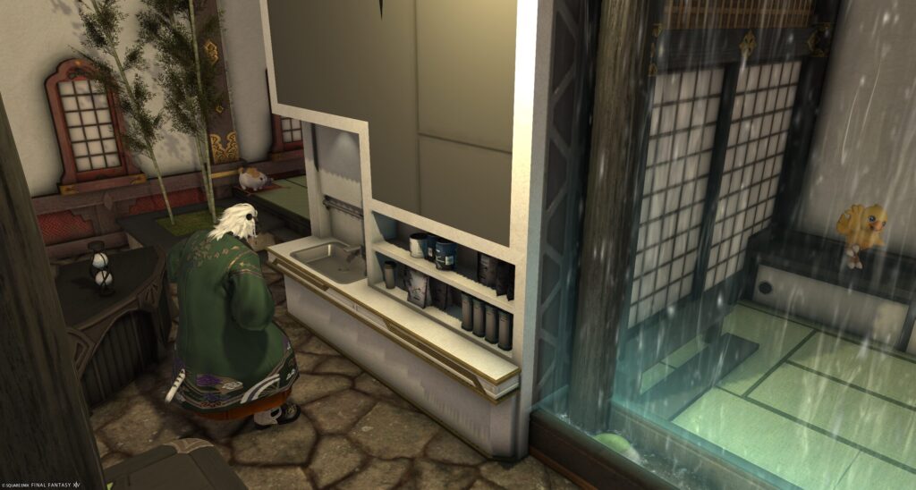 FF14ハウジングコスモキッチン・パーティション