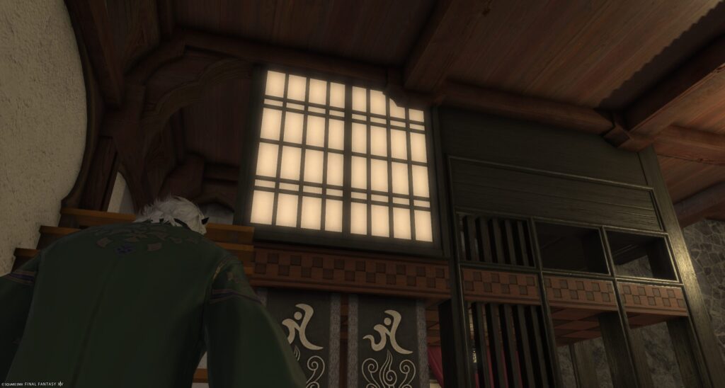 "FF14 ハウジング 和風 だまし障子"